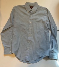 Vintage ARROW DOVER Oxford Button Down Shirt Men's 16.6-35 Blue