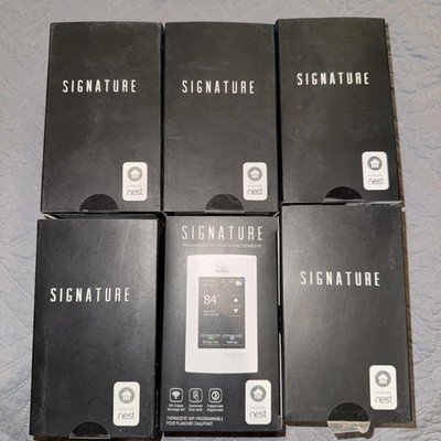 New Nuheat Signature Programmable Wi-Fi Thermostat White AC0055 Each