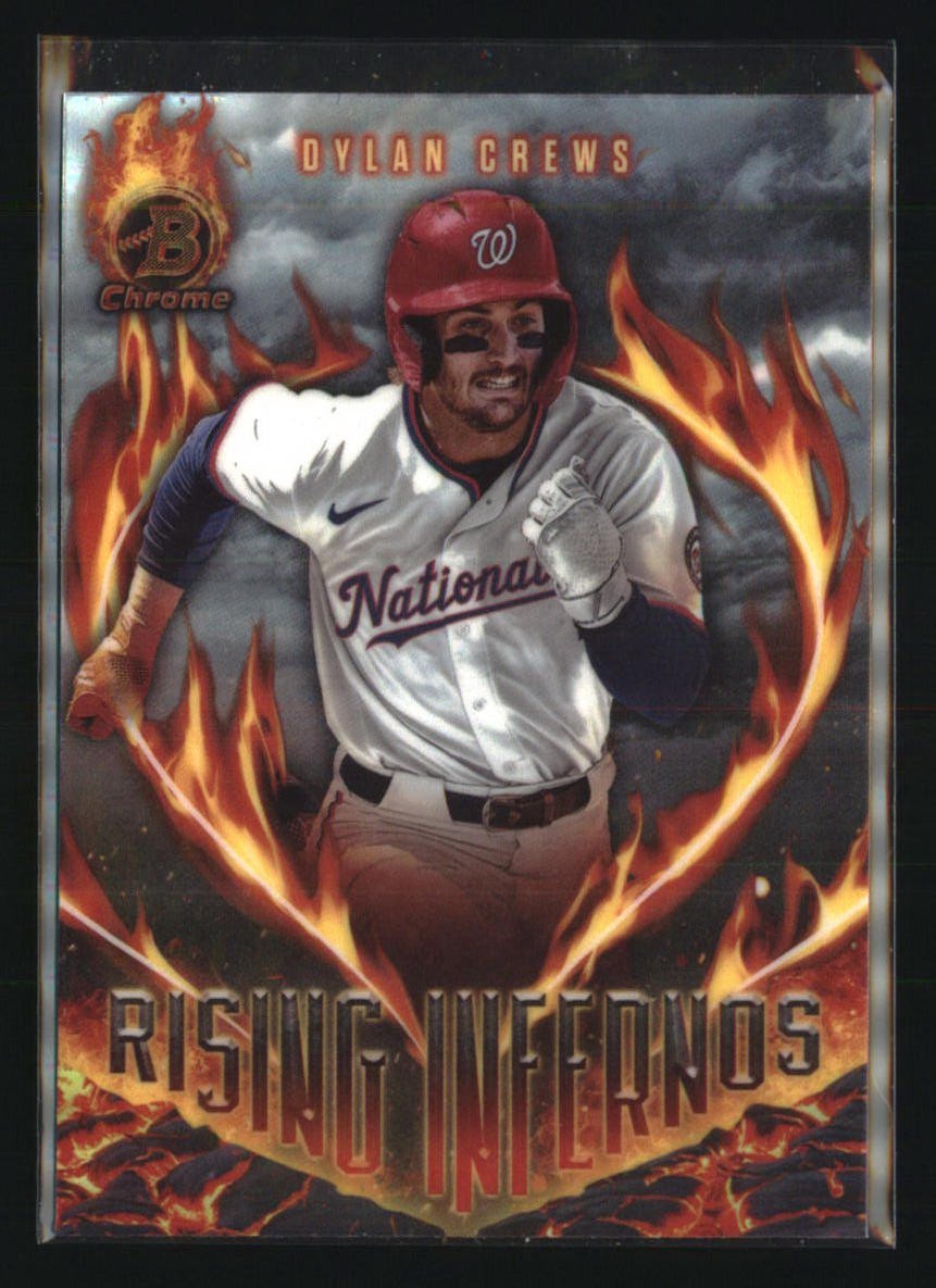2024 Bowman #RI-11 Dylan Crews Rising Infernos