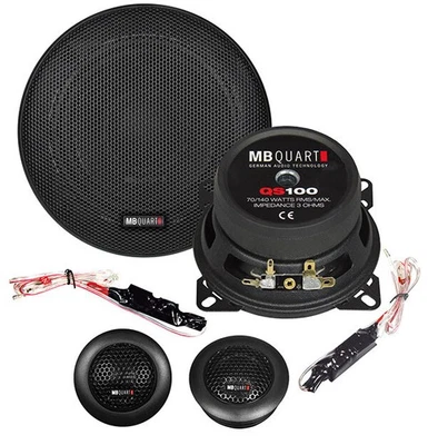 MB QUART QS-100 10cm Système de composants 2 voies 3 Ohm 70 WRMS 1 paire - Photo 1/4