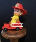Vintage Mattel Liddle Kiddle BUNSON BURNIE DOLL OUTFIT, FIRE HAT & TRUCK