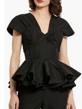 Mac Duggal Peplum  Top