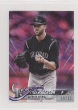 2018 Topps Mini Pink 19/25 Tyler Anderson #668 7ti