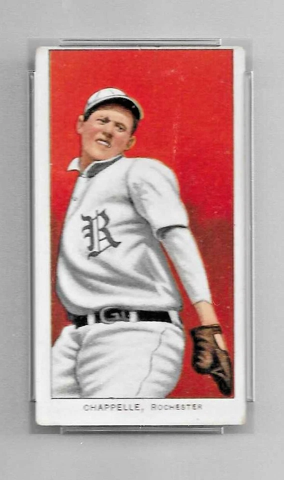 Tarjeta de béisbol 1909-11 T206 Piedmont 350 Tobacco PSA 4 Bill Chappelle Rochester Foto 3 de 4