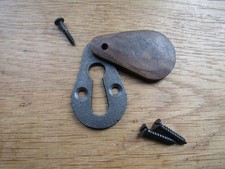 KEYHOLE cover escutcheon key hole plate covered open Vintage Victorian Rustic