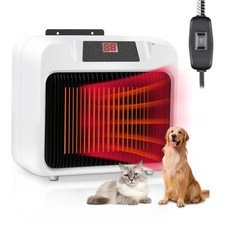 Dog House Heater with Smart Thermostat 300W/600W Chicken Coop Heater for Outd...