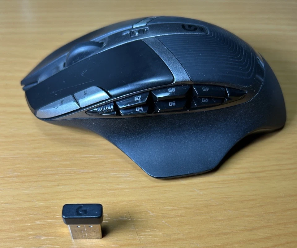Logitech G602 11 botones inalámbrico ratón para juegos y dongle receptor USB Foto 3 de 4