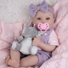 Reborn Baby Dolls Full Body 18 Inch Realistic Newborn Christmas Gift for Kids
