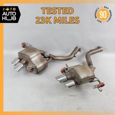 Maserati GranTurismo 4.7L Base Exhaust Mufflers Tips Left & Right Set OEM 23k