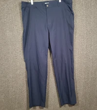 32 Degrees Cool Men's Stretch Performance Chino Tech Pants Navy Blue 40x32