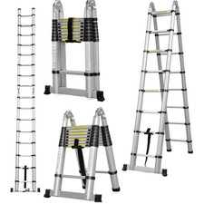 Robuste Trittleiter, 16,5 Fuß, einfach zu bedienen, ideal für Haushalt & Profis