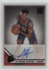2019-20 Panini Clearly Donruss Rated Rookie Red 10/35 De'Andre Hunter Auto a8r
