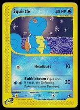 Pokemon Card - Squirtle Expedition Base Set 132/165 Common