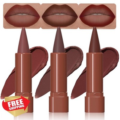 BINGBRUSH 3Pcs Lipstick Lip Liner 03#05#08# Set