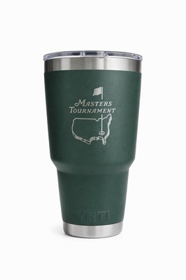 Masters Golf Tournament Yeti Rambler 30oz Custom Tumbler Cup - Green Berckmans
