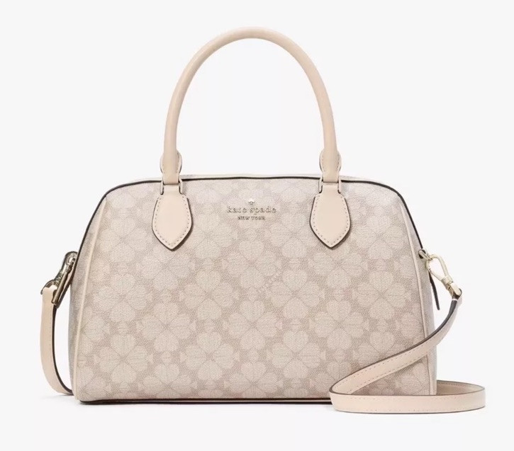 New KATE SPADE Signature Spade Flower Large Dolly Duffle
