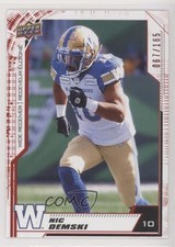 2020 Upper Deck CFL Red 67/165 Nic Demski #69 o1h