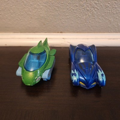 Lot Of 2 2017 PJ Masks 3  Die Cast Cars - Gekko & Catboy