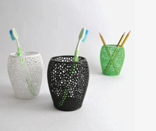 Modern Voronoi Toothbrush Holder  Cute Elegant Toothbrush Holder  Pencil  Pen