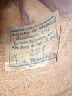 rare vintage Brazilian Butterfly Wood lamp — photo 7