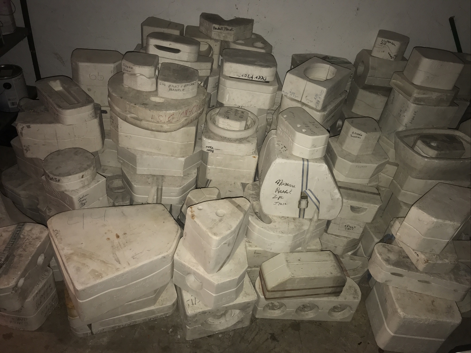 Ceramic Slip casting Mold Lot of Over 190 Molds eBay