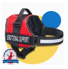 Emotional Support Animal Harness | All Sizes No Pull Reflective ESA Vest