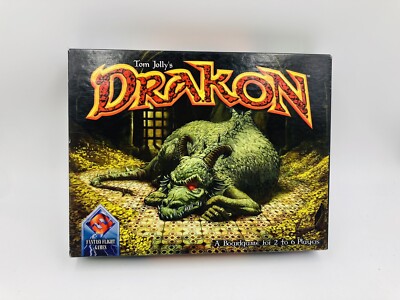 Drakon Fantasy Board Game D&D Fantasy Flight Games 2002 complete