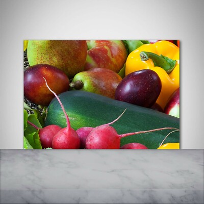 Tableau panoramique cuisine Les légumes - Décoration murale