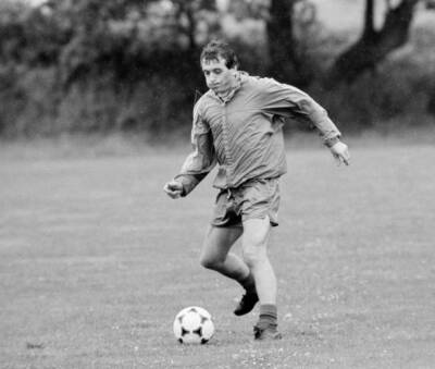 Ian Callaghan Of Swansea City During A Preseason Training 1980 OLD PHOTO