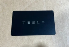 Tesla Model S 3 X Y Plaid Key Card Black Original