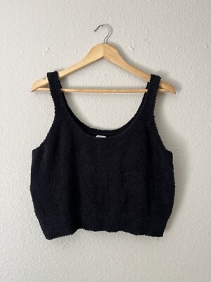 NWOT Stars Above Fleece Cropped Tank Top Skims Dupe Top Women's XL