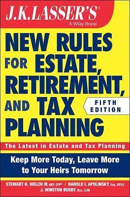 Estate & Tax Planning 5e; J.K. Lasser - Stewart H Welch, 1118929993, paperback