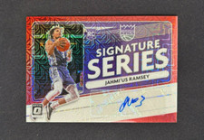 2020-21 Panini Donruss Optic NBA Jahmi'us Ramsey Signature Series Red Mojo PRIZM