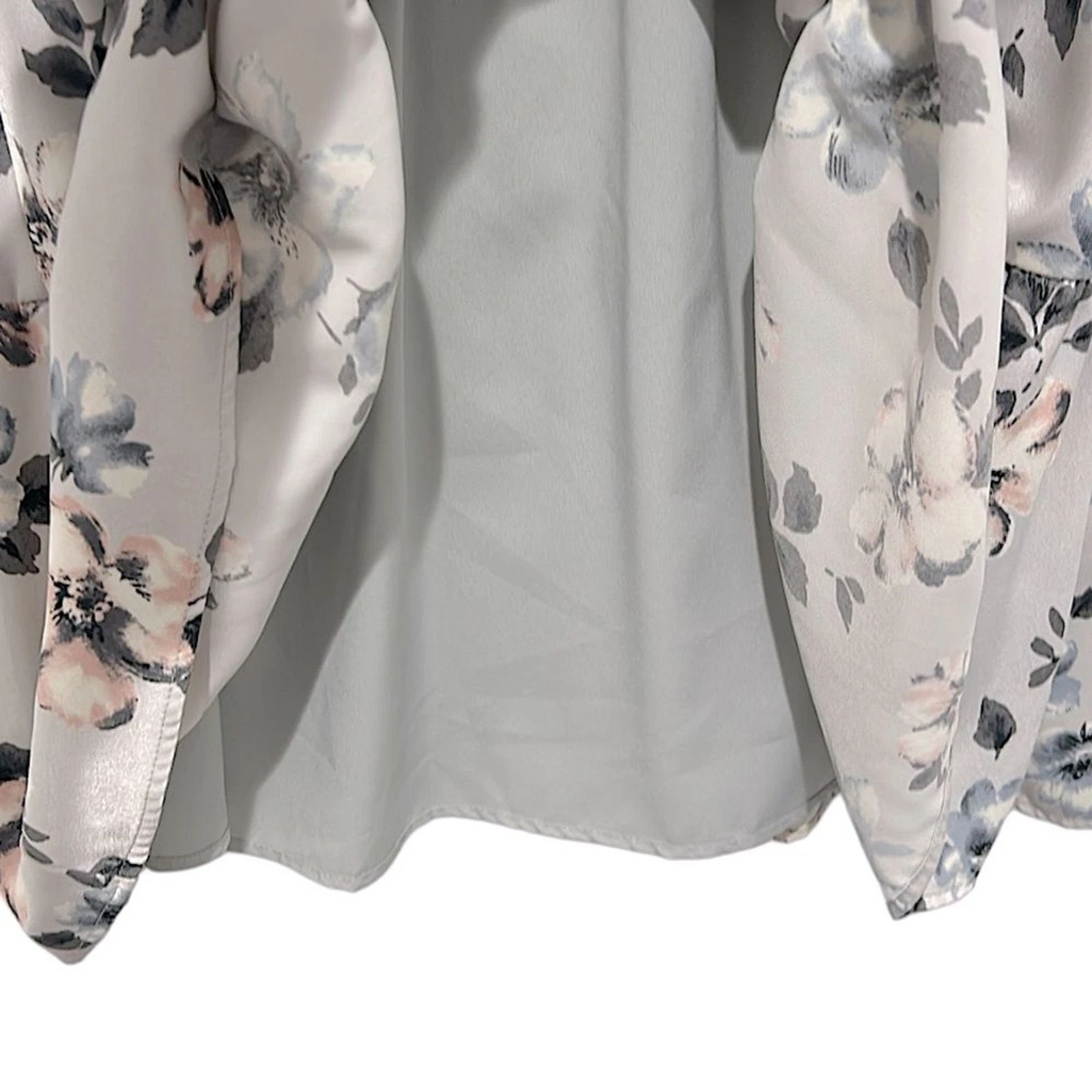 Supreme La La Abito Fiori di Ciliegio Primaverile Floreale Raso Lucido Femminile Mini M L