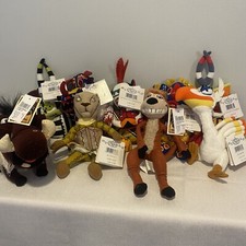 Disney Lion King Plush Bean Bag Collection Set of 9 With Tags