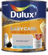 Dulux Easycare Matt- 2.5L - Perfectly Taupe  Emulsion - Paint - Washable & Tough