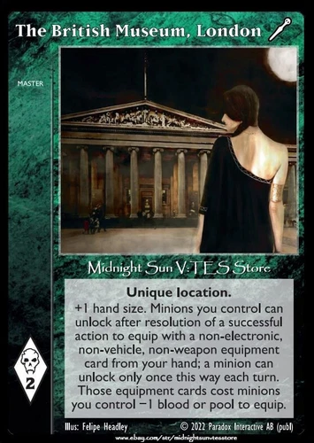 The British Museum, London The Fall of London V:TES VTES Vampire CCG