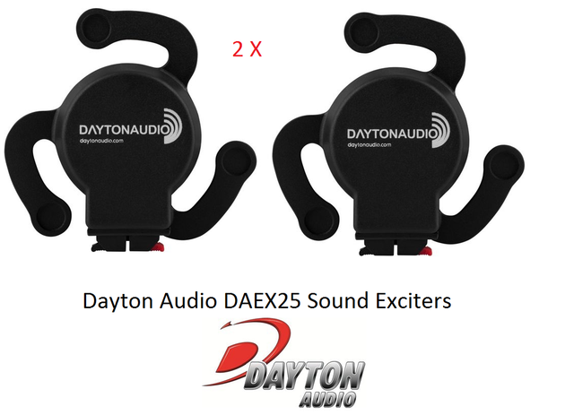 2 X Dayton Sound Exciter 5w Wideband 