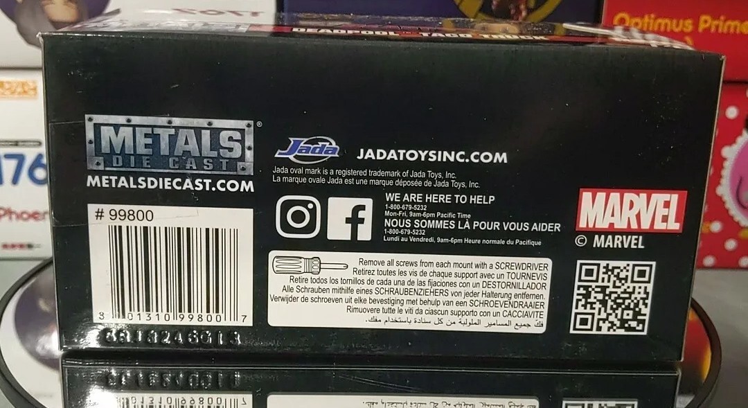 Jada Marvel Deadpool Taco Food Truck – Modellino 1:32 In Pressofusione Nero - Foto 2