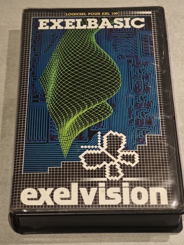 Couvre-clavier Pour Logiciel Exelbasic Sur Exelvision 100 - Très Bon état, Pour Collection Rétro Informatique