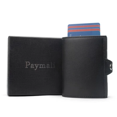 Slim Wallet Kartenetui RFID Schutz Mini Geldbörse Smart - Bild 1 von 4