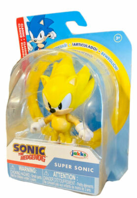 Jakks Sonic The Hedgehog Super Sonic 2.5'' Mini Action Figure