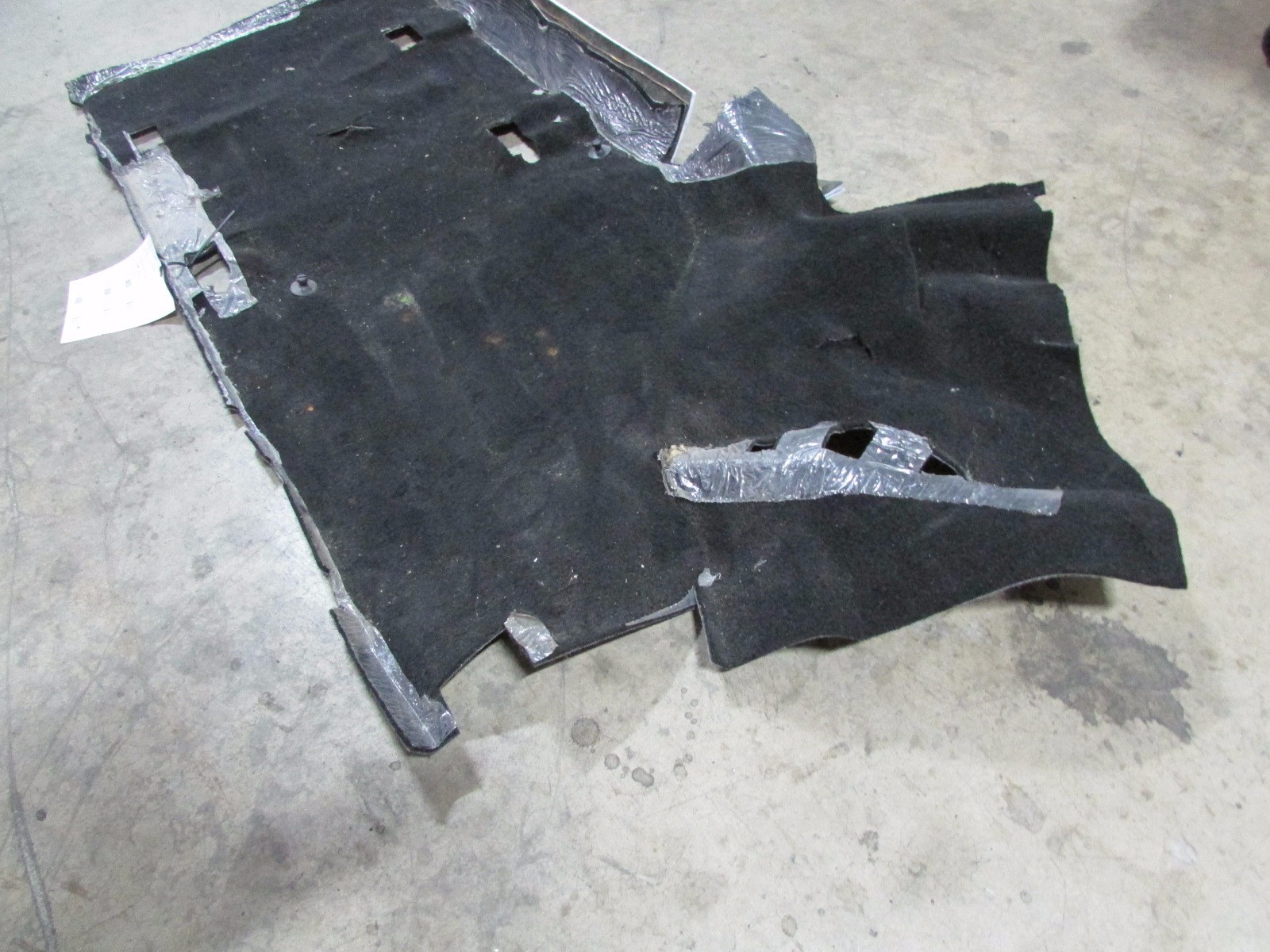 Ferrari 360, Coupe, LH, Left Front Floor Carpet, Black, Used P/N 63329390
