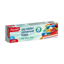 Sealable Freezer Bags Paclan 137120, Transparent, 10 Pcs.