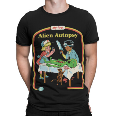 My First Alien Autopsy 80s Sci Fi T-Shirt for Alien Fans #SR#T433
