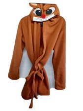 Rudolph Bathrobe Youth Large 11/13 Brown The Red-Nosed Reindeer Costume