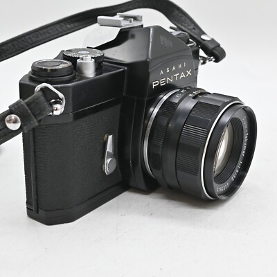 Exc+5 ] Pentax SL SLR 35mm Film Camera Super Takumar 55mm F1.8 Len