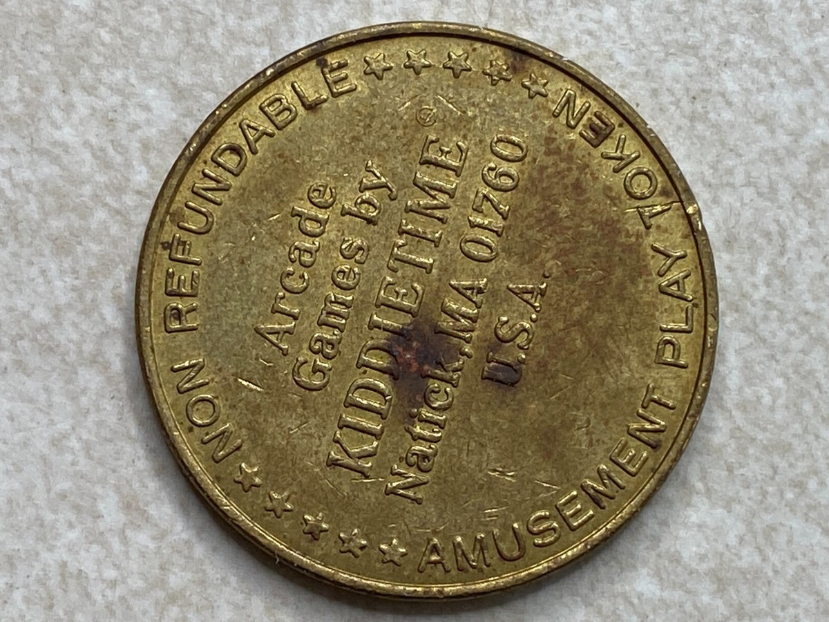 Kiddietime Arcade Natick MA Massachusetts Arcade Game Token T6794