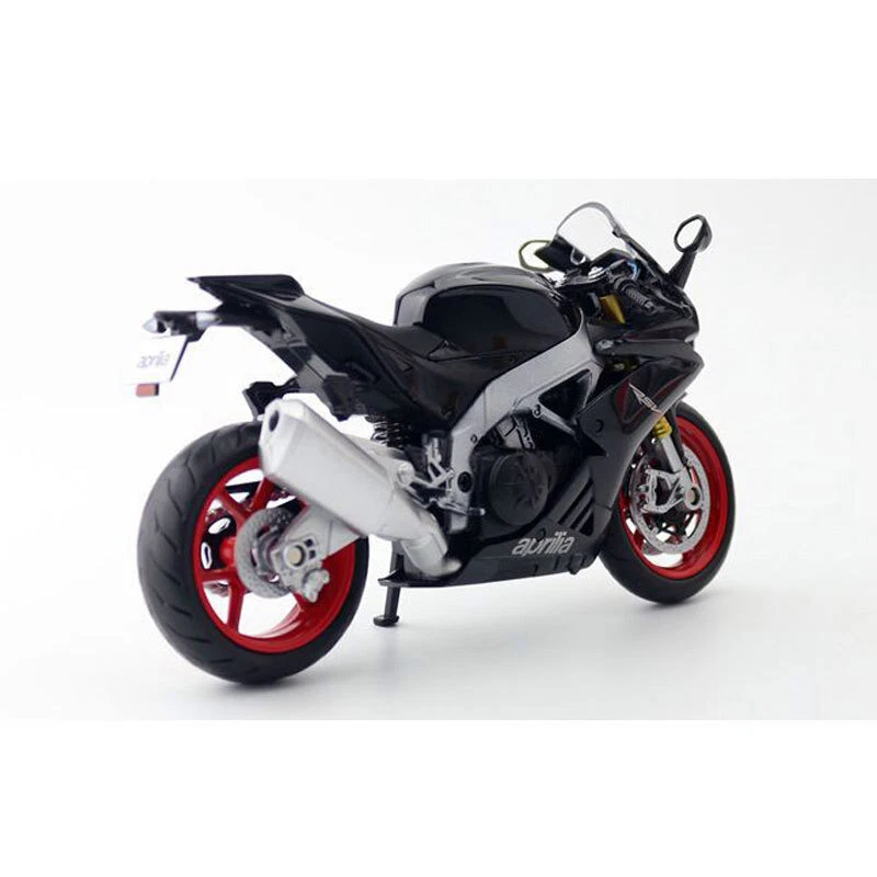 1:12 Aprilia RSV4 RR1000 Motorrad Modell Die Cast Motorrad Spielzeug Schwarz - Bild 3 von 4