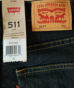 levi's 511 indigo blue